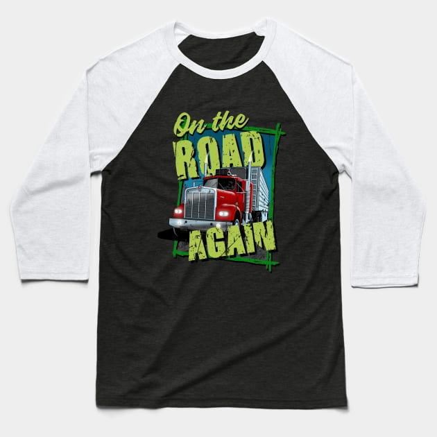 On the road again Baseball T-Shirt by candcretro